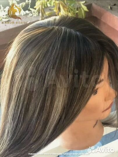 Парик система замещения на сетке