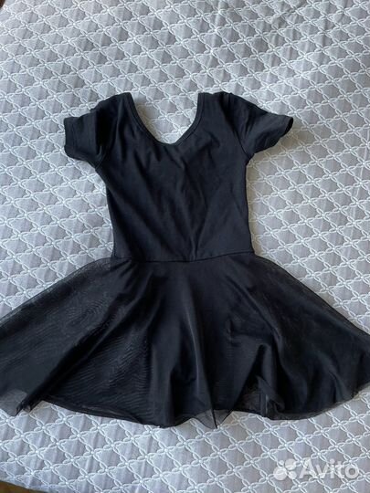 Гимнастический купальник с юбкой