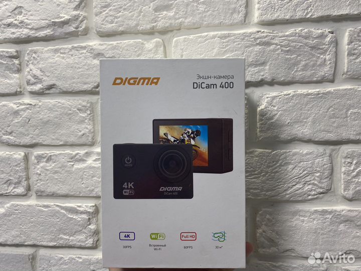 Экшн камера digma DiCam 400 (видеорегистратор)