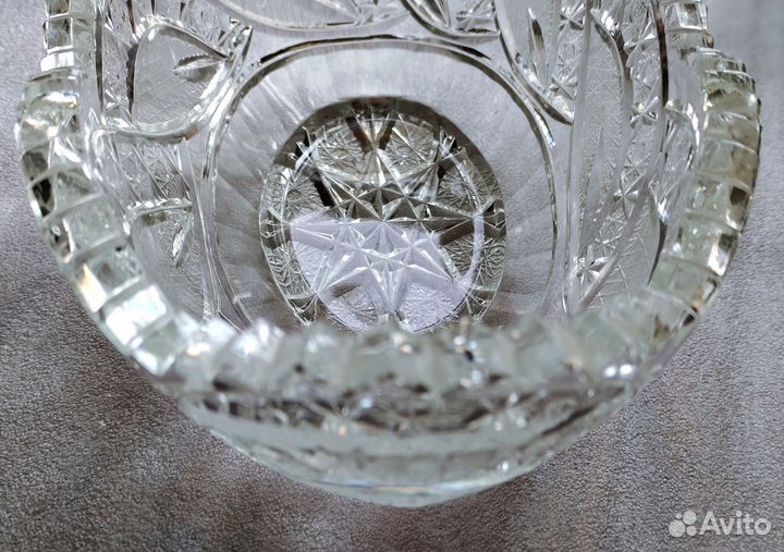 Ваза хрустальная большая СССР