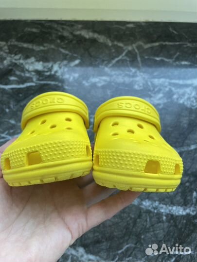 Crocs детские как новые размер 25/8