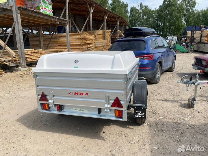 Прицеп легковой мзса с крышкой 817710.034 Арива