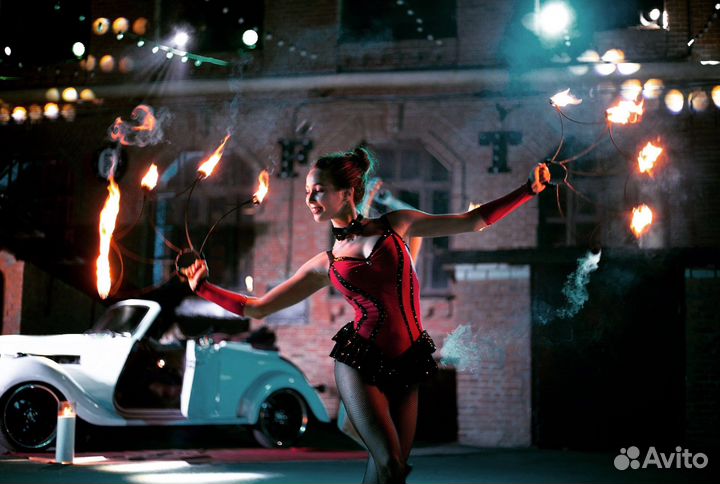 Артисты на праздник, танец, световое шоу