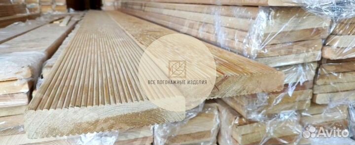 Террасная доска вельвет из лиственницы