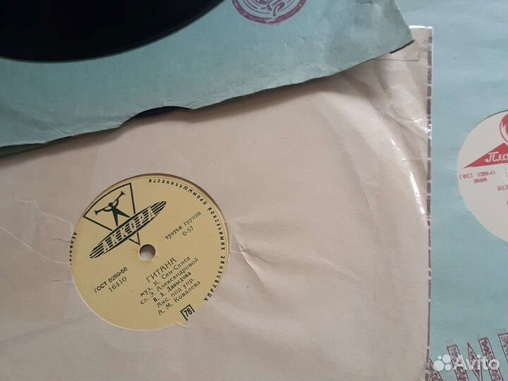 Виниловые грампластинки 78 оборотов
