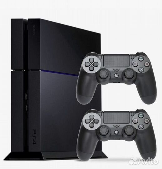 Soni PS4 Slim 1tb +2 геймпада, 3 диска
