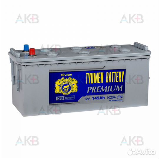 Аккумулятор автомобильный Tyumen Battery Premium 1