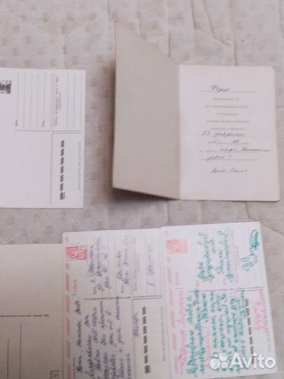 Открытки Зарубин 5 подписанных и других художников