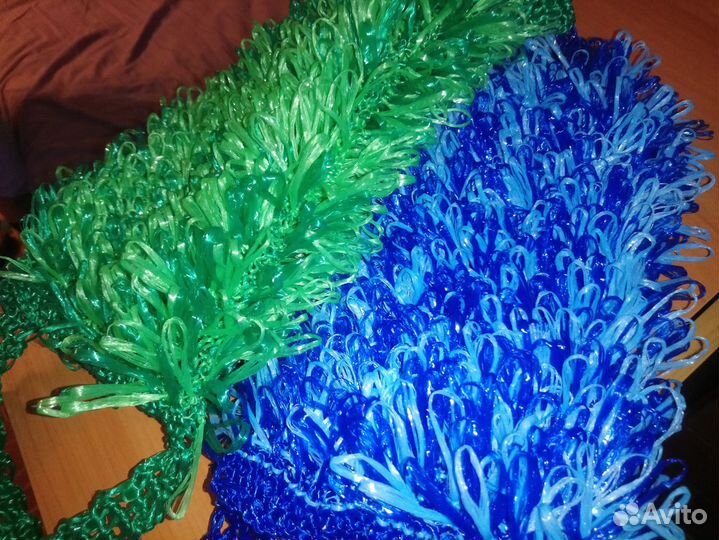 Мочалки ручной вязки