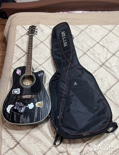 Акустическая гитара fusion F-111CE/TBK