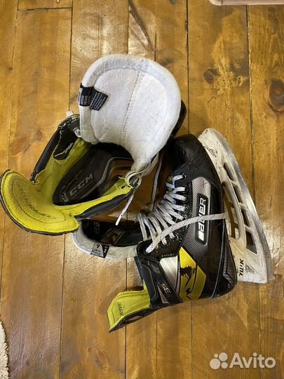 Коньки хоккейные профессиональные взрослые