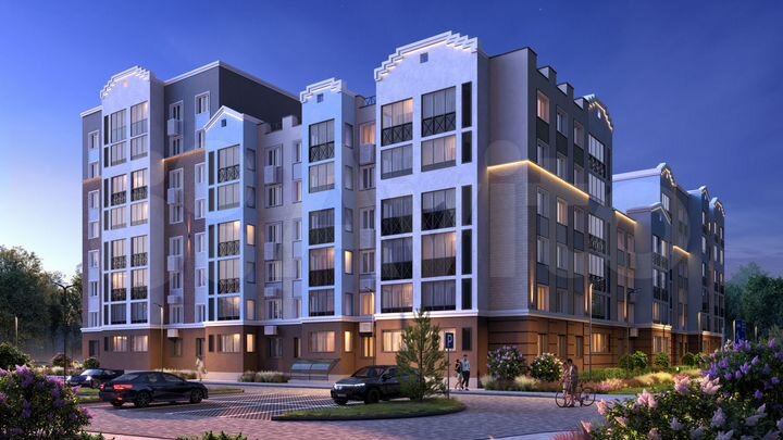 2-к. квартира, 69 м², 5/6 эт.