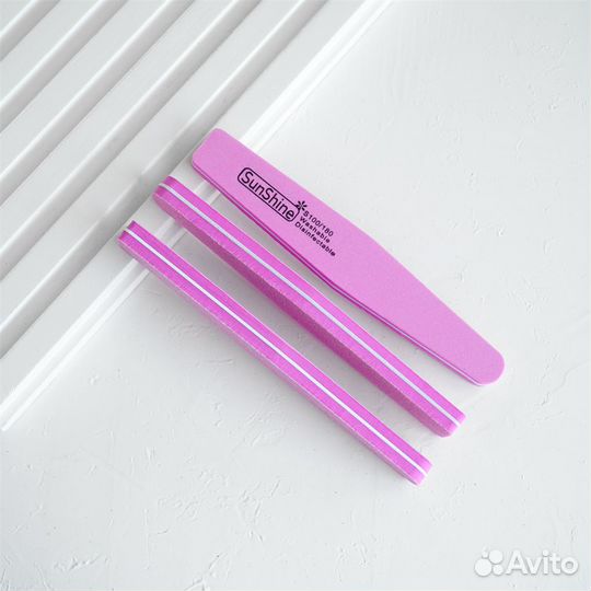 Пилка-баф для ногтей Sunshine 100/180 ромб