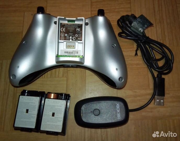 Беспроводной оригинальный xbox 360 геймпад+ресивер