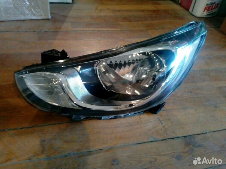 Фара левая Хендай Солярис 10-14 г. в