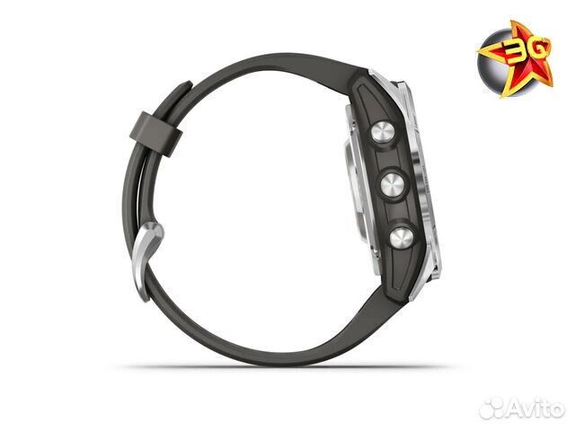 Часы Garmin Fenix 7S Pro Solar Silver 010-02776-01