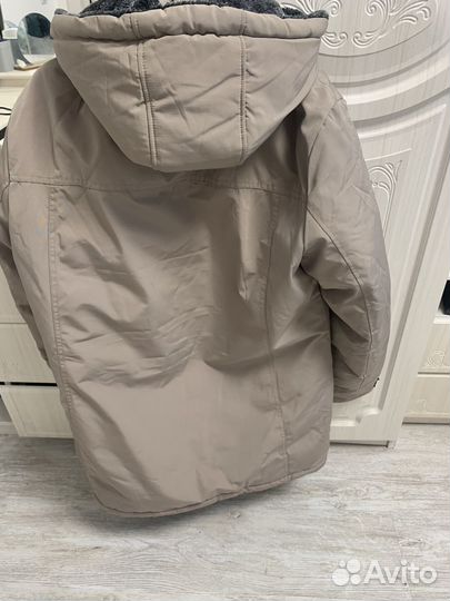 Мужская зимняя парка удлиненная