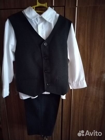 Жилетка, рубашка для мальчика