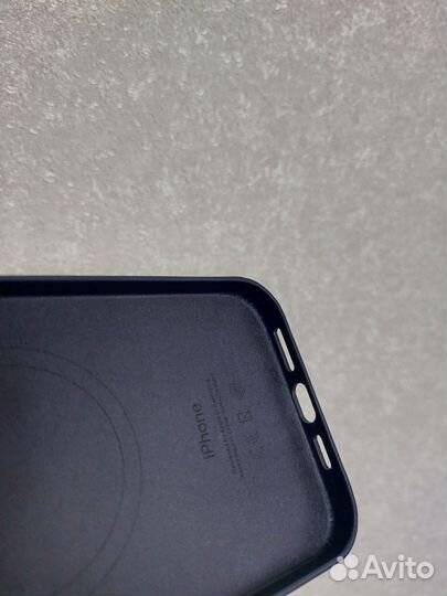 Чехол на iPhone 14 Plus Leather Case