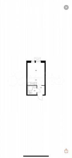 Квартира-студия, 19,8 м², 7/30 эт.