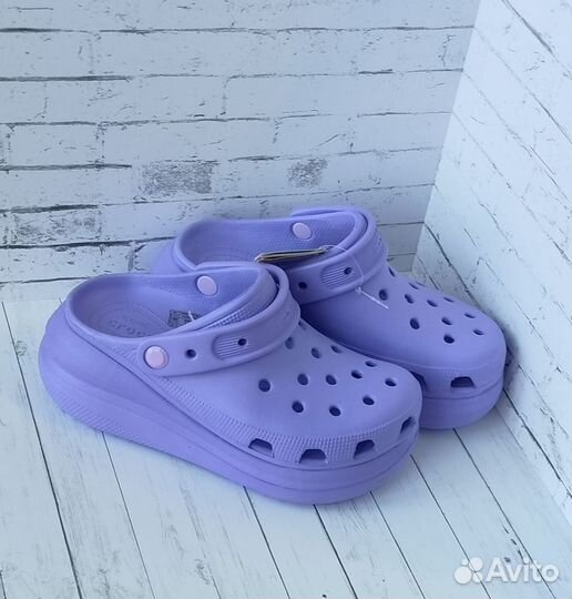 Crocs на платформе женские