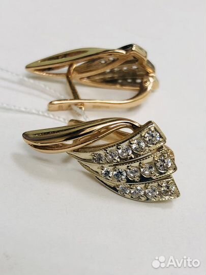 Золотые серьги