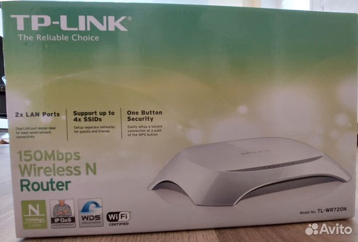 Wi-Fi роутер TP-link TL-WR720N