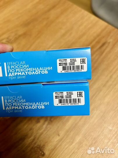 La roshe posay effaclar iso-biome наборы новые