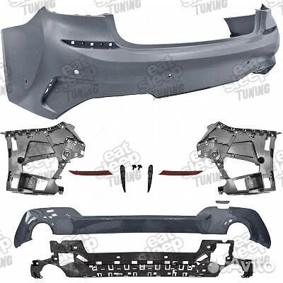 Задний бампер BMW G20 М пакет M performance