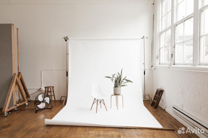 Фотофон белый новый