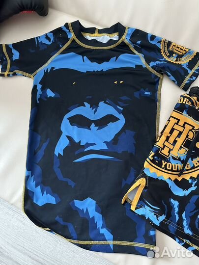 Hardcore training шорты+рашгард 128-134