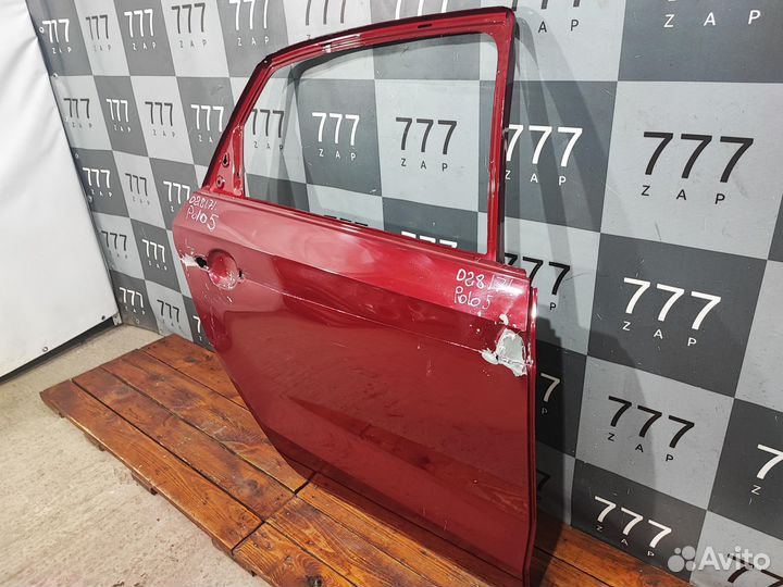 Дверь задняя правая Volkswagen Polo 5 Sedan 10-20 Б/У Оригинал