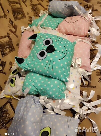 Бортики в детскую кроватку