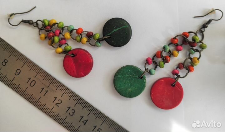 Серьги рыбки и геометрия