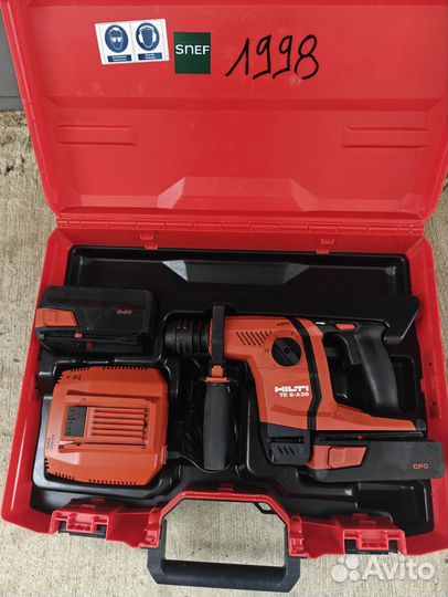 Аккумуляторный перфоратор hilti TE 6-A36