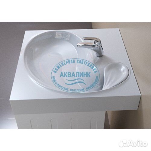 Раковина над стиральной машиной 60х60 Azario Soft