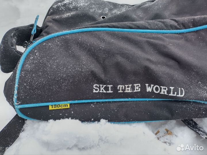 Чехол для горных лыж на колесах