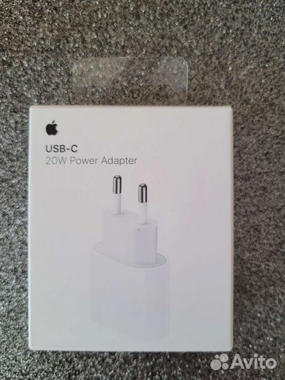 Адаптер питания Apple USB-C 20 Вт белый (mhje3ZM/A