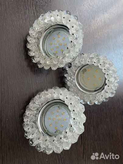 Светильник встраиваемый 3 шт