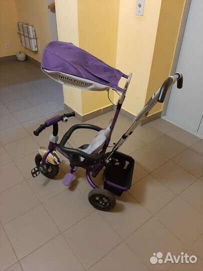 Велосипед с родительской ручкой