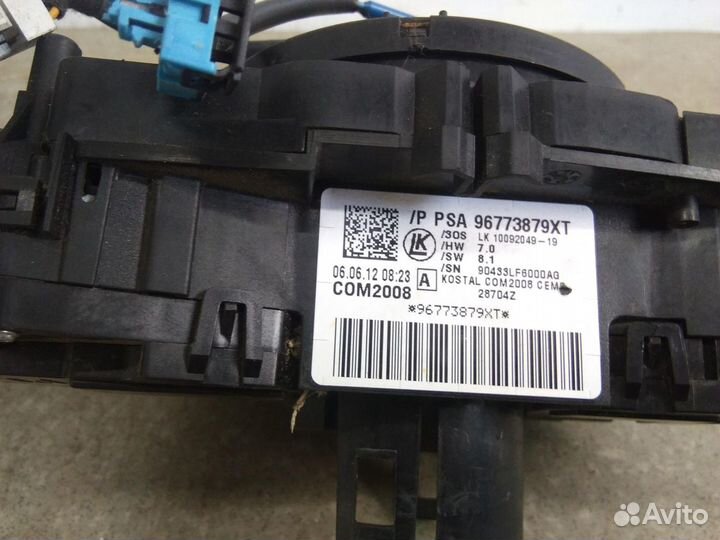 Переключатель подрулевой в сборе Citroen C3 2009-2