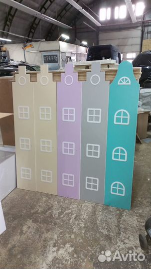 Двери для шкафчиков, панели домики, ширма