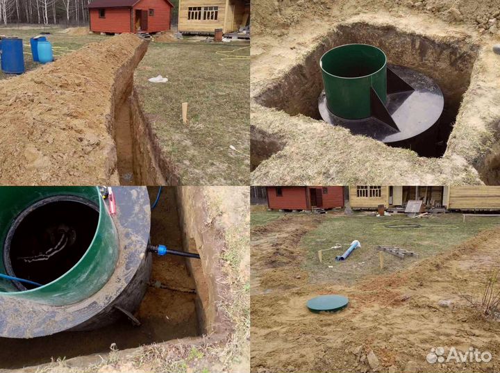 Септик для дома и дачи. Установка под ключ