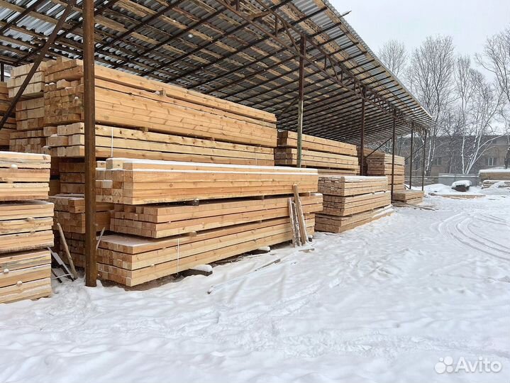 Доска обрезная, брус, пиломатериал
