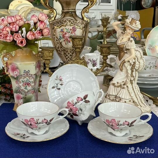 Винтаж чай/кофе пара bareuther waldsassen bavaria