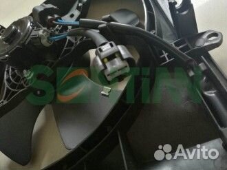 Диффузор радиатора двойной (с моторами) mitsubishi lancer 9 03-07