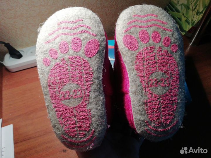Войлоковые валенки/ пинетки