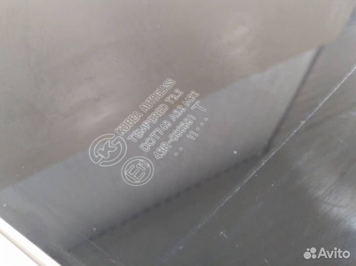 Стекло двери задней правой Hyundai Solaris 2010-20