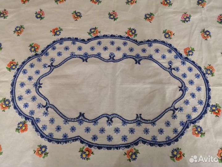 Скатерть ручная вышивка