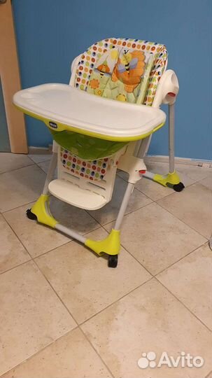 Стульчик для кормления chicco polly